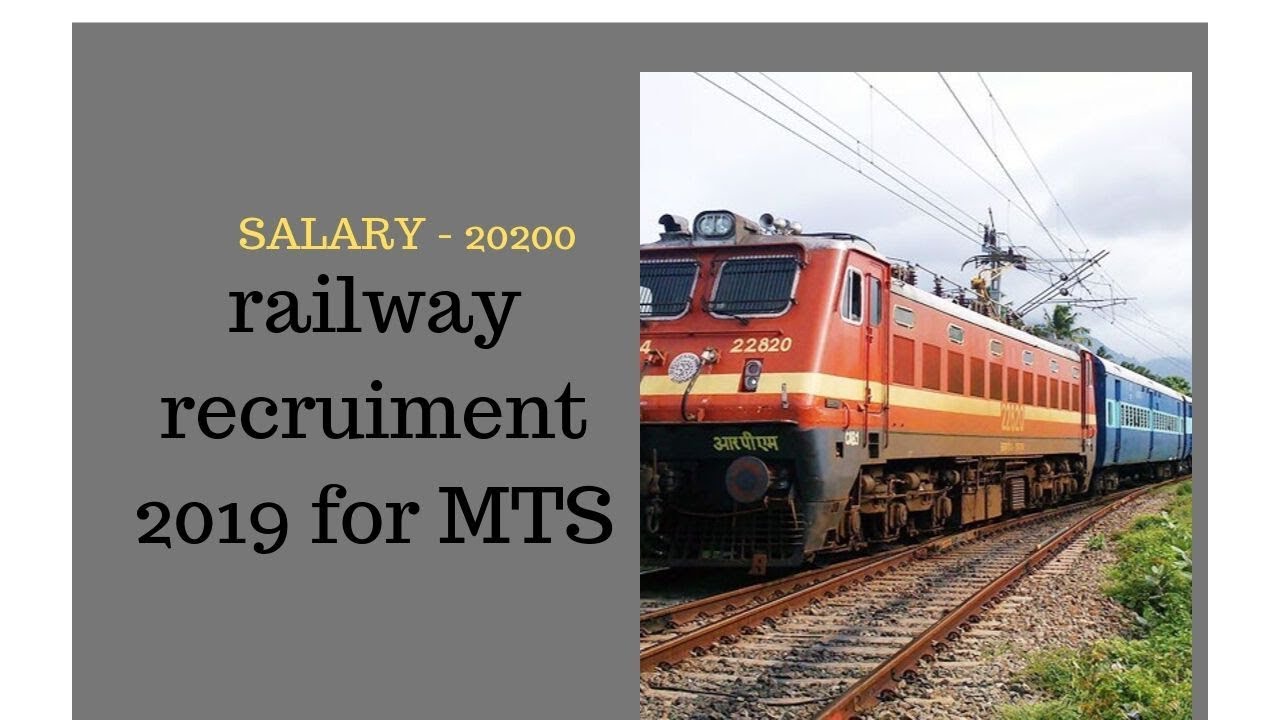 Northern RAILWAY MTS  Multi-Tasking Vacancy 2019-20  apply online - sambapuri job update