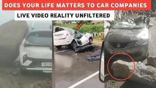 GLOBAL NCAP VS BNCAP SAD REALITY | LIVE ROCK FALLS ON CARS RESULTS TATA VS MARUTI VS HYUNDAI VS KIA