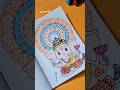 Ganesh ji Mandala Art 🙏✨️🖍@isaumya #art #mandalaart #mandala #shorts #shortsvideo #artandcraft #diy