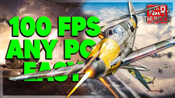 LAG FIX: War Thunder on Low End PC | Ultimate FPS Boost Guide (2025)