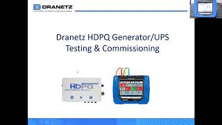 Dranetz HDPQ UPS & GEN TESTING screenshot 4