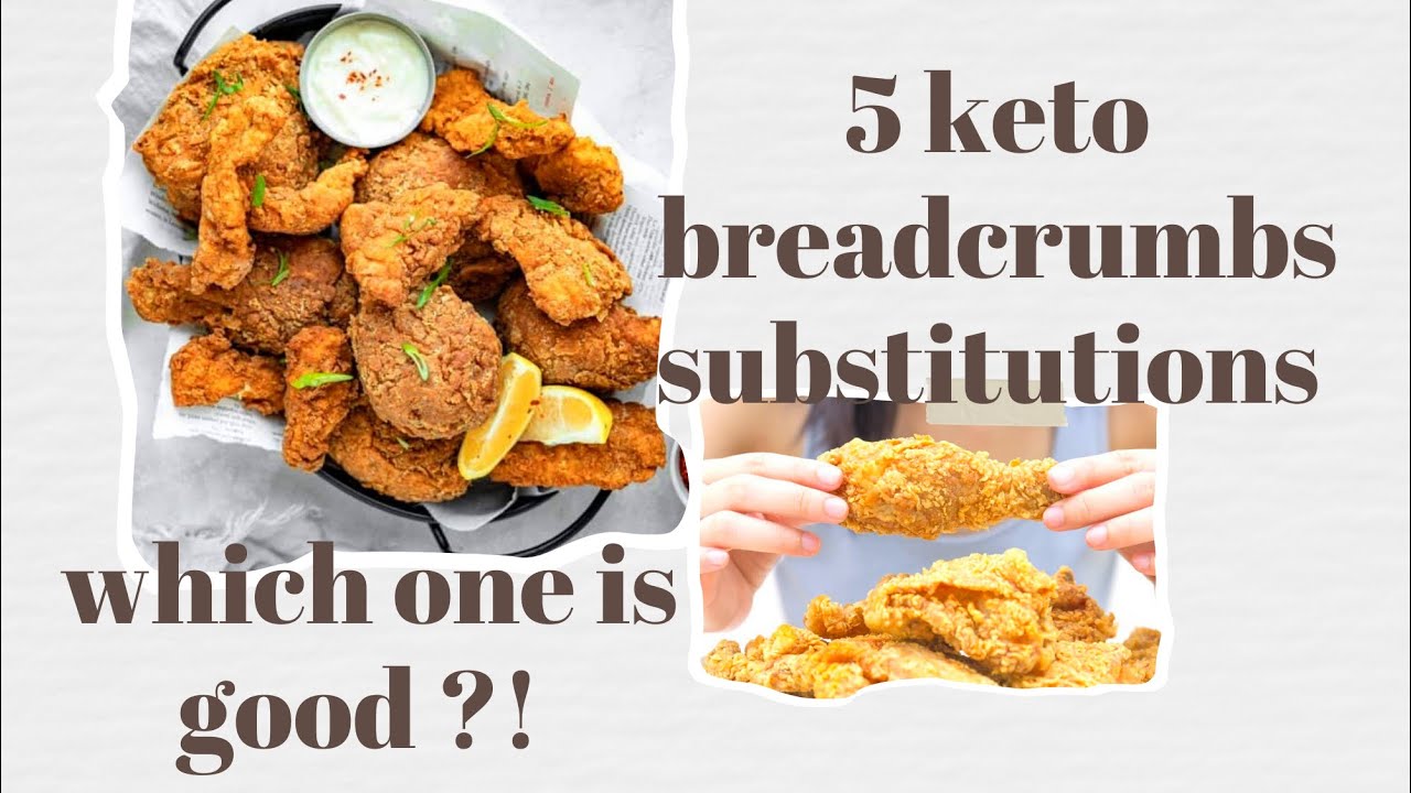 5 Keto breadcrumbs substitutions to make keto fried chicken| which is good ?!! 