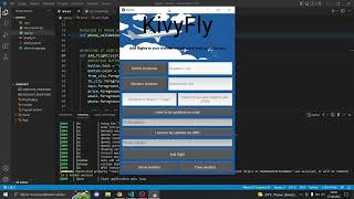 Python/Kivy/API 2022 flights tracking app (sound on) screenshot 2