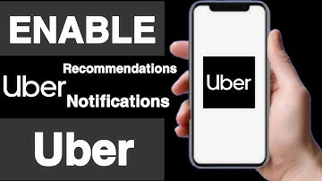 How to enable recommendations notifications on uber account||Unique tech 55