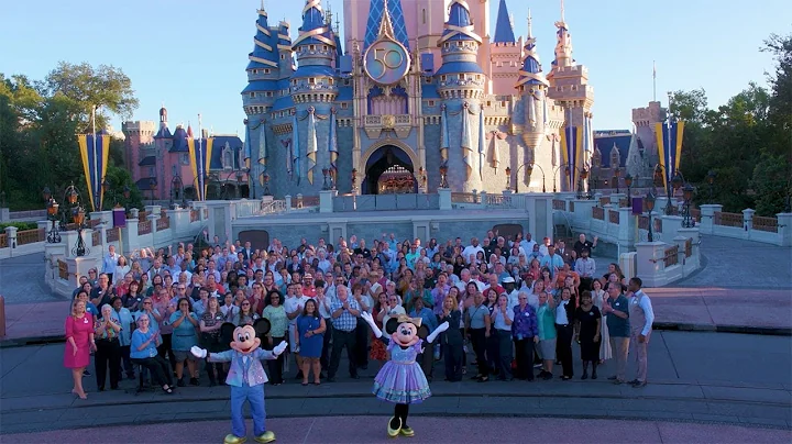 Mickey Mouse and Minnie Mouse Sculpture Reveal at Magic Kingdom for Cast Members