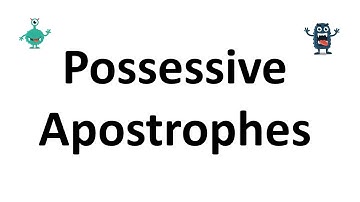 Possessive Apostrophes (in less than a minute!) - English Grammar Lesson