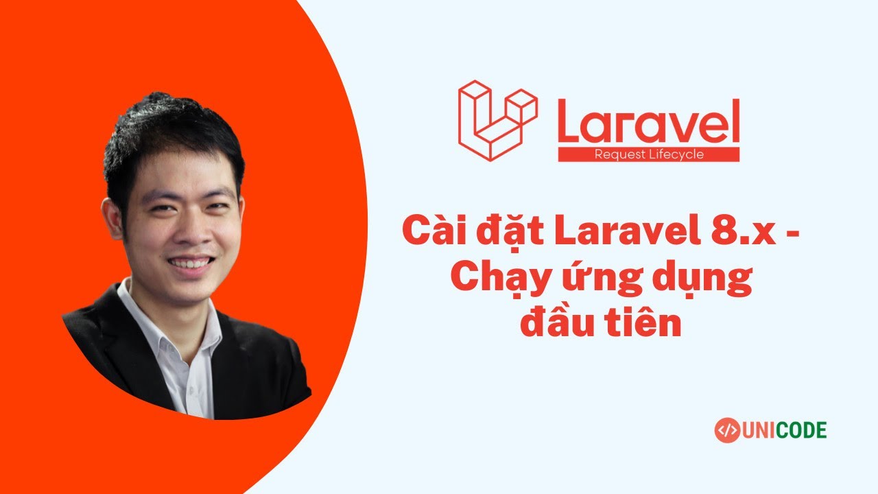 laravel php  New  Khoá học Laravel Framework 8.x - Bài 1: Cài đặt Laravel 8.x - Chạy ứng dụng đầu tiên