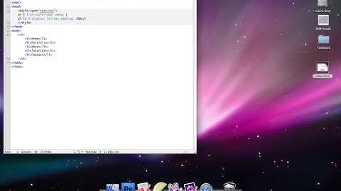 Create a Horizontal Unordered List /Navigation using CSS/HTML