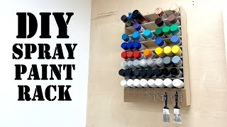 Simple DIY Spray Paint Rack