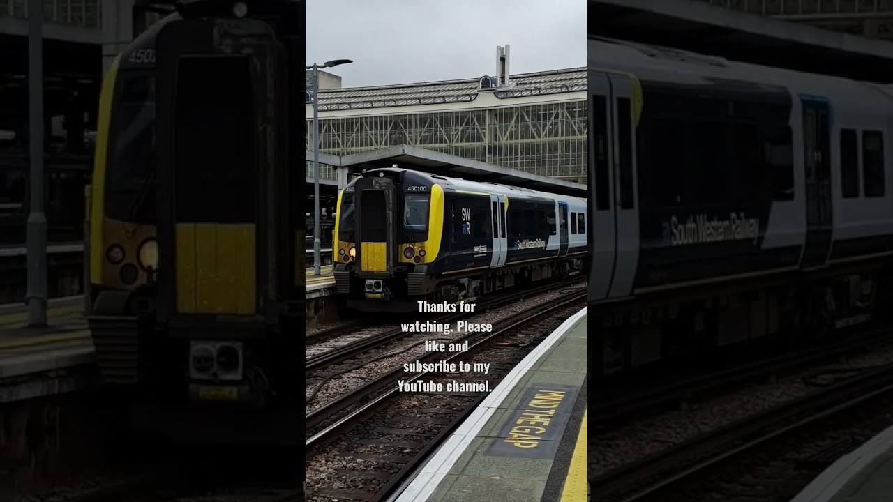 South Western Railway Class 450 100 departing Waterloo 20.02.2023