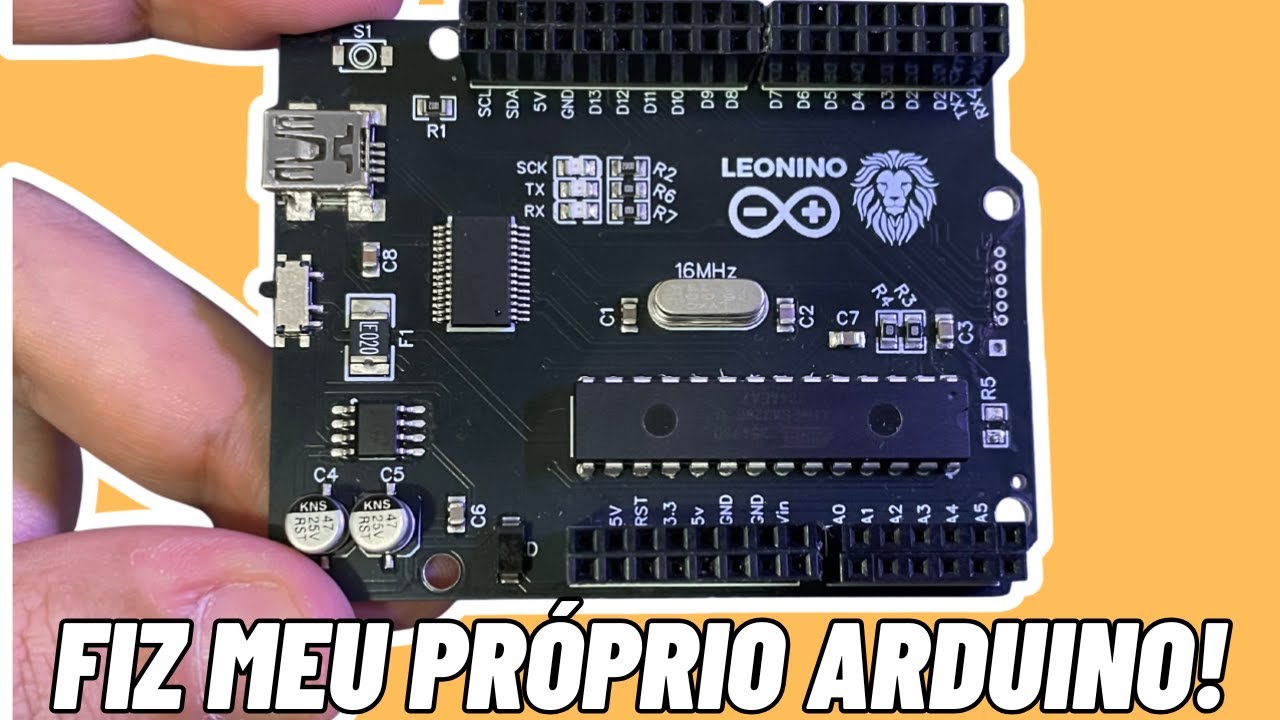 FIZ MEU PRÓPRIO ARDUINO! +Como fazer ARDUINO STANDALONE - YouTube