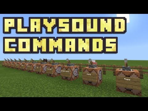 Minecraft Pe How To Get Playsound Commands Youtube