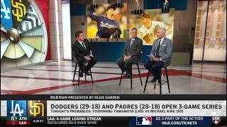 MLB NOW | Brian Kenny reacts to Dodgers vs. Padres open 3-game series, Shohei Ohtani's MVP showdown screenshot 1