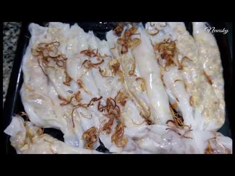 Video Cách làm bánh cuốn/ Bánh ướt từ gạo xay - Công thức... - youtube