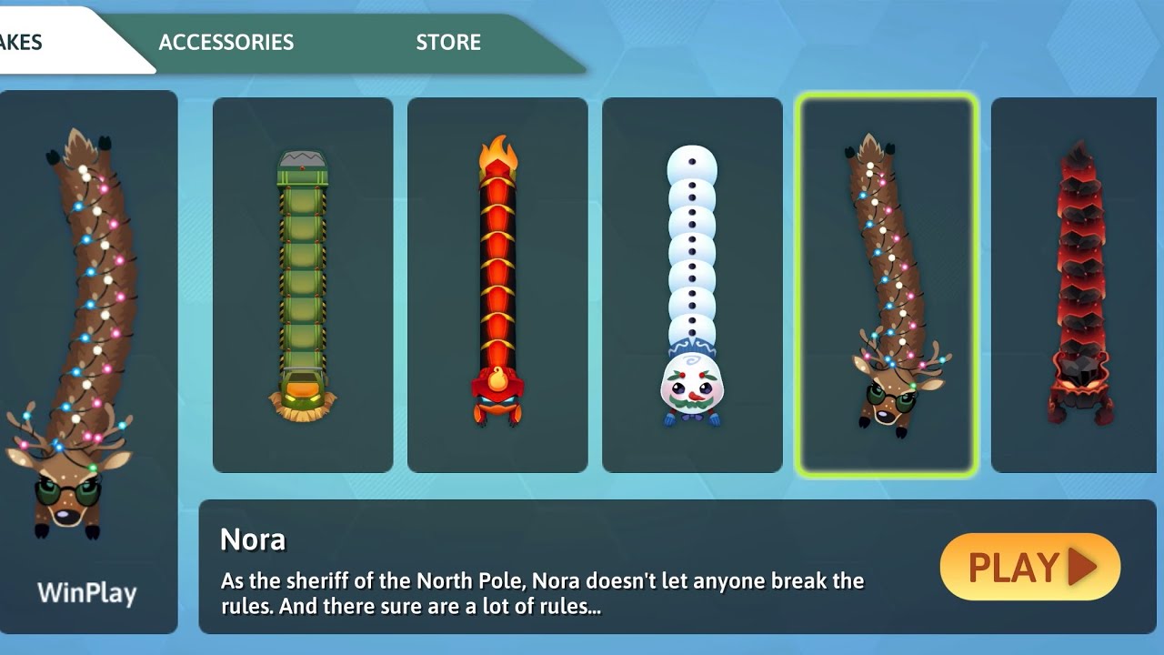 Snake.io Frosted advent. Skin Nora. Best Snake io gameplay