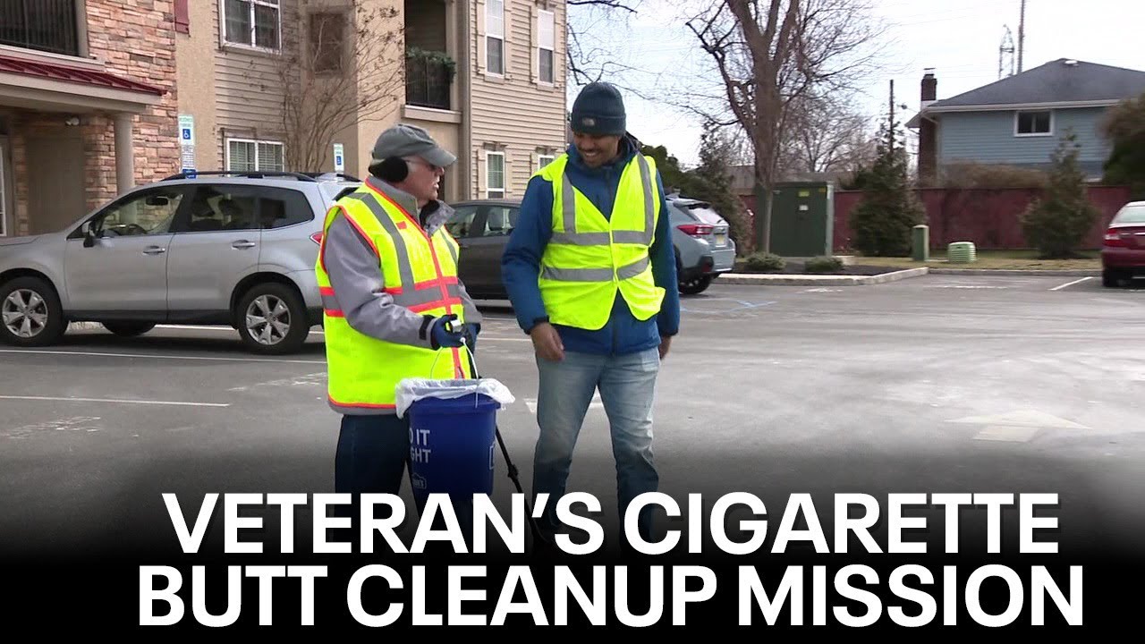 Jim’s Cigarette Butt Challenge: Veteran working to clean up commuity