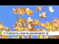 When will Connecticut reach peak fall foliage?