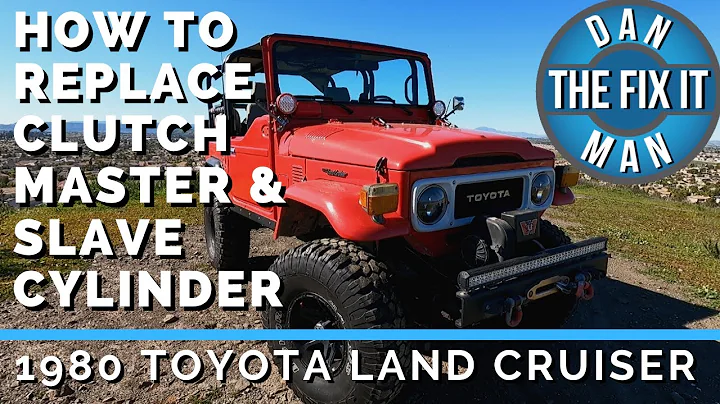 1980 Toyota FJ40 Land Cruiser How to Replace Clutch Master & Slave Cylinders - Easy DIY!
