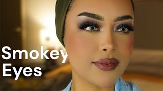 Easy Eyeshadow Tutorial for Hooded Eyes |Purple Holiday Glam