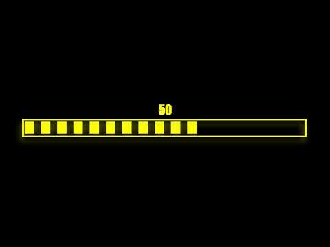 Free Yellow loading bar progress countdown | Animated video stock footage