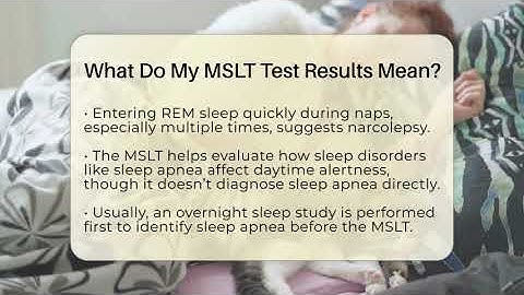 What Do My MSLT Test Results Mean? - Sleep Apnea Support Network