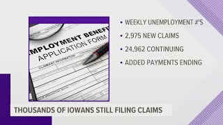 How will ending $300 federal unemployment payments impact Iowa?