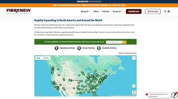 Fibrenew Available Franchise Territory Map & Data Tools