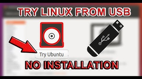 Run LINUX from USB | Make bootable usb drive | NO INSTALLATION
