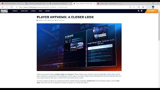 New Player Anthems Explained