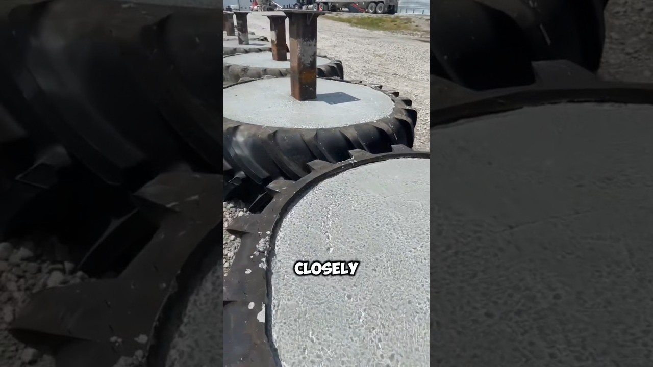 Why Farmers Fill Old Tires With Concrete 😱