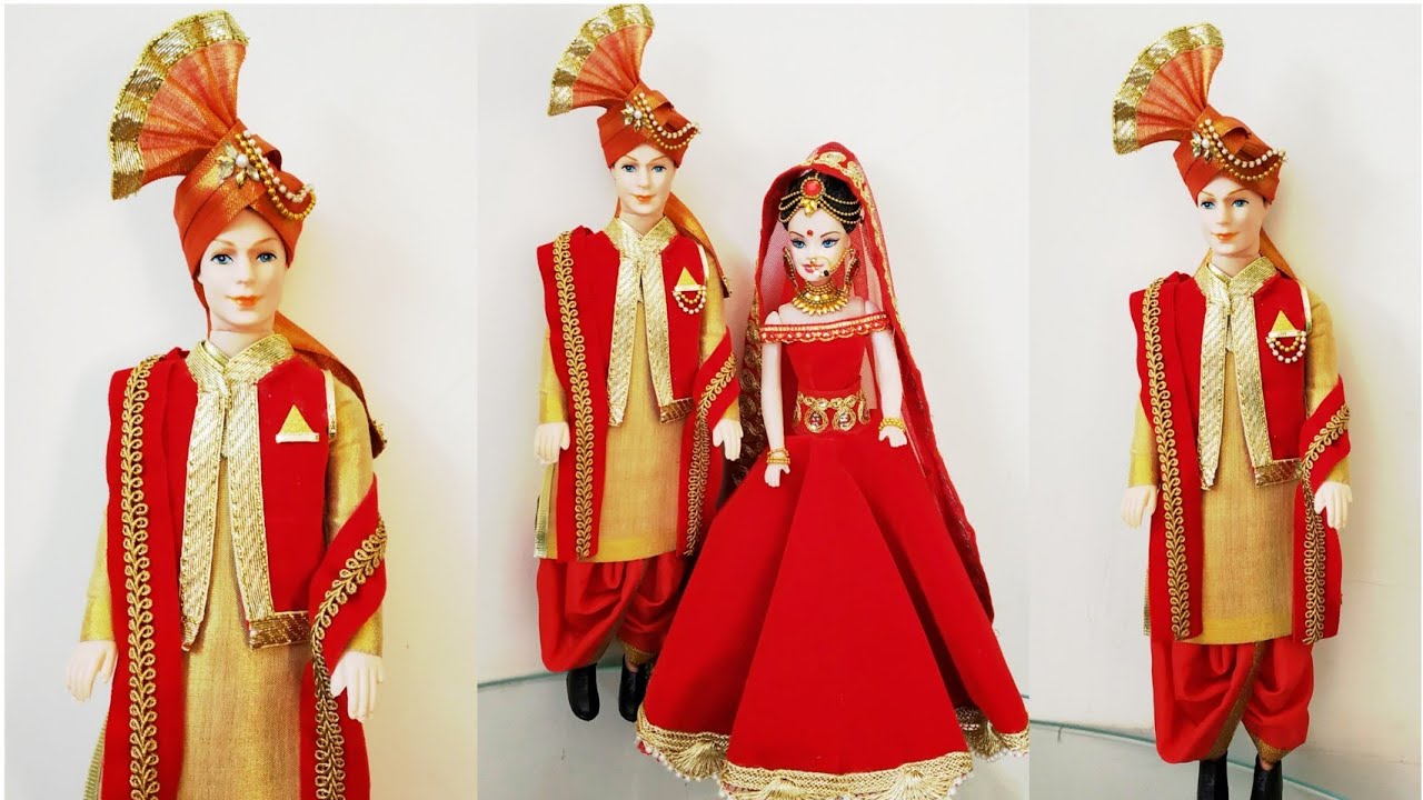 bride and bridegroom dolls