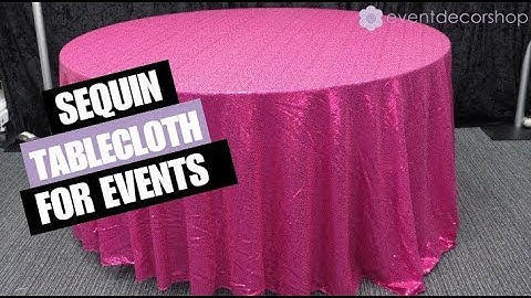 Sequin Tablecloth for Events