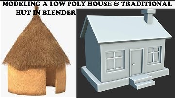MODELING A LOW POLY HOUSE IN BLENDER (Part 1)