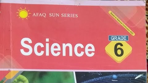 General Science grade 6th Afaq Sun series Chapter_1. cellular organization