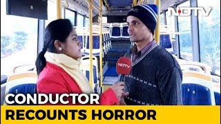 A school bus in gurgaon was attacked on wednesday by goons protesting
against sanjay leela bhansali's padmaavat. children had to crouch
floor littered w...