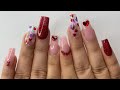 Valentine’s Day Nail Set | Acrylic Nail Tutorial | Watch Me Work