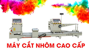 Máy cắt nhôm 2 đầu lưỡi 500 đẩy từ dưới lên - 0383898489