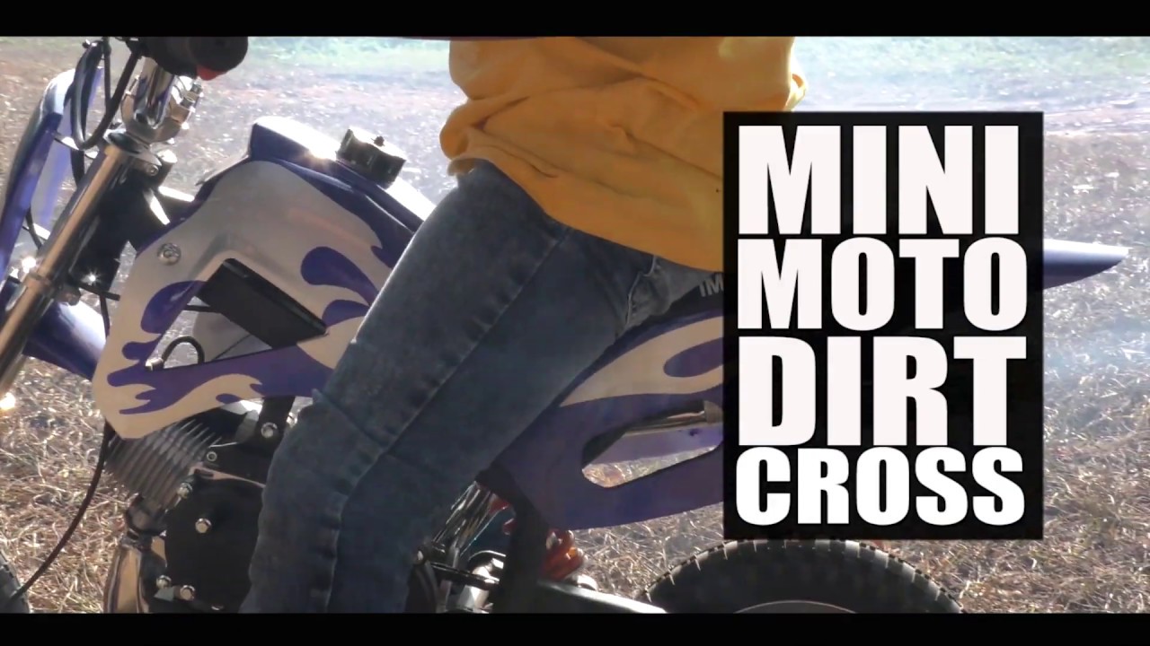 Mini Moto Infantil Gasolina 2 Tempos 49cc Pocket Speed Cor Azul