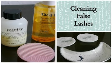 How To Clean False Lashes