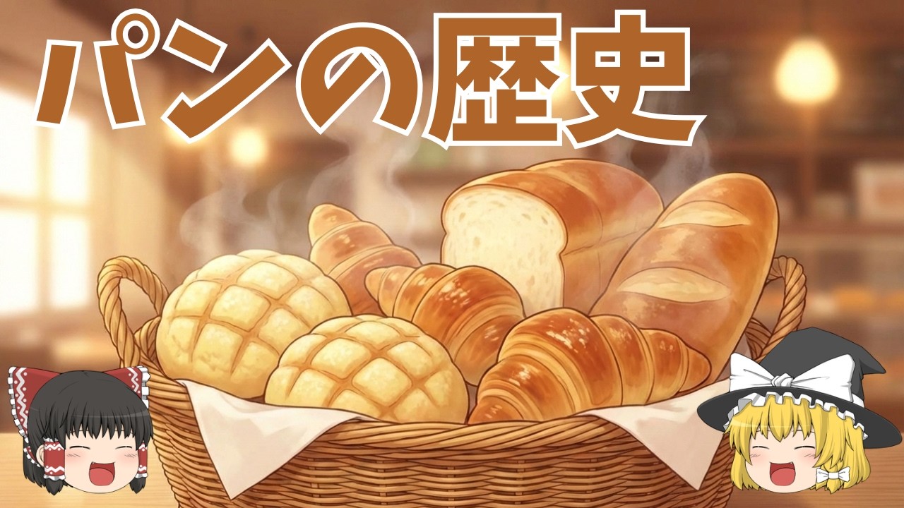 パンの歴史を解説！【ゆっくり解説】
