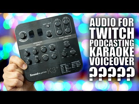 Creative K3+ USB Audio Interface: Podcasting, Game Streaming, Karaoke? Sure. All That.