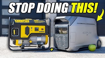 You’re Using Gas Generators WRONG - Do This Instead!