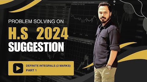 H.S. Mathematics Suggestion || Definite Integrals 01 || 2 marks || Integration || nIHARians