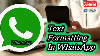 Tips to use WhatsApp Text Format | WhatsApp Text Formatting