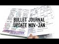 Bullet Journal Update Flip through (Nov - Jan) Archer & Olive