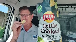 Lay's USA | Limited Edition, Kettle Cooked Lime & Cracked Pepper | Southwest flavor