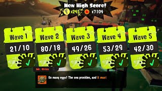 Splatoon 3  Eggstrawork #5 (245 Golden egg)