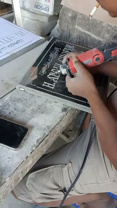 proses grafir nama nisan granit hitam