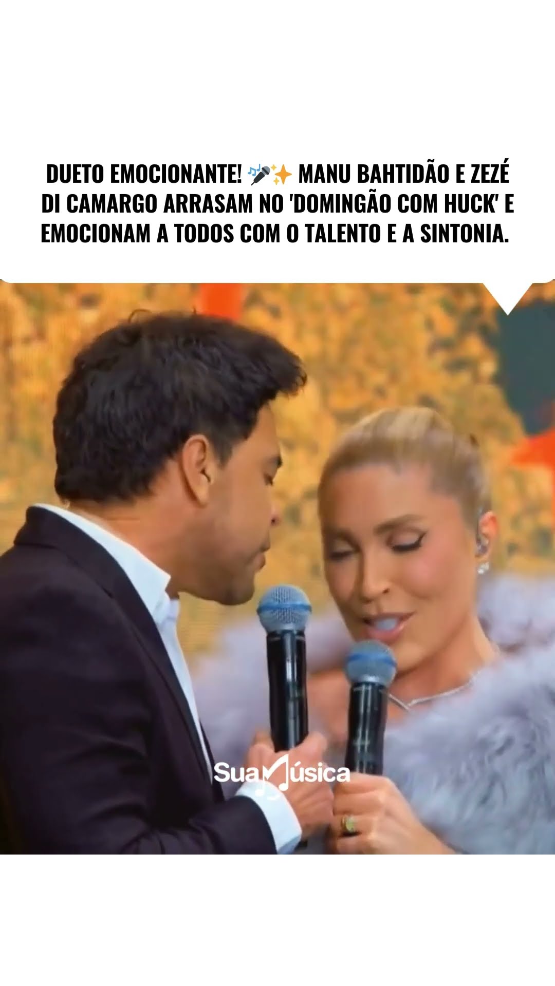??  #zezedicamargo #manubahtidão #sertanejo #tecnomelody #domingãocomhuck