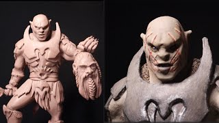 Azog Time-lapse Clay Sculpture  #clayart #lotr #lordoftherings #azog #monsterclay #jrrtolkien